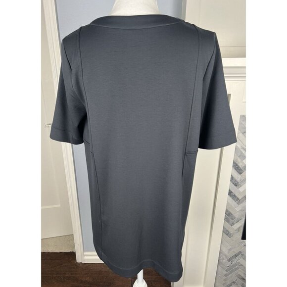 J. JIll Pure Jill Double Knit Seamed Tunic, Greystone, Women's Size Small - Picture 5 of 10